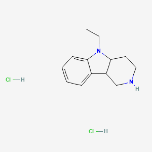 5-Ethyl-2,3,4,4a,5,9b-hexahydro-1H-pyrido[4,3-b]indole dihydrochloride