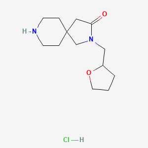 2-(Tetrahydro-2-furanylmethyl)-2,8-diazaspiro[4.5]decan-3-one hydrochloride