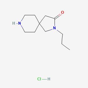 2-Propyl-2,8-diazaspiro[4.5]decan-3-one hydrochloride