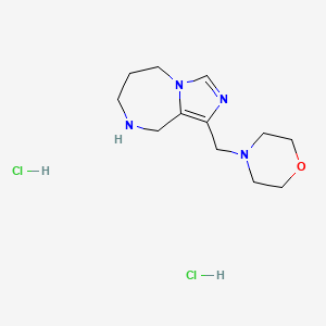 1-(4-Morpholinylmethyl)-6,7,8,9-tetrahydro-5H-imidazo[1,5-a][1,4]diazepine dihydrochloride