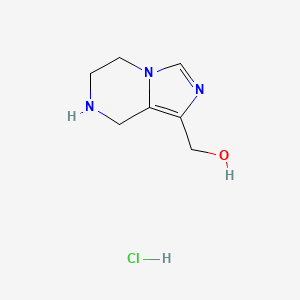 5,6,7,8-Tetrahydroimidazo[1,5-a]pyrazin-1-ylmethanol hydrochloride