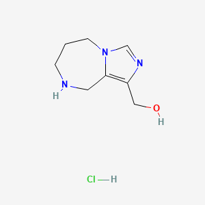 6,7,8,9-Tetrahydro-5H-imidazo[1,5-a][1,4]diazepin-1-ylmethanol hydrochloride