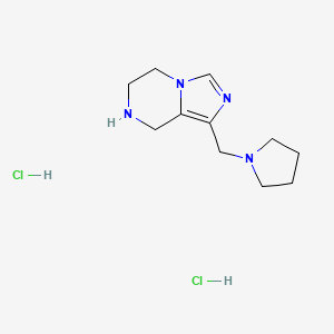 1-(1-Pyrrolidinylmethyl)-5,6,7,8-tetrahydroimidazo[1,5-a]pyrazine dihydrochloride