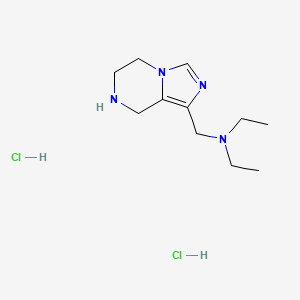 N-Ethyl-N-(5,6,7,8-tetrahydroimidazo[1,5-a]pyrazin-1-ylmethyl)-1-ethanamine dihydrochloride