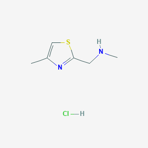 N-Methyl(4-methyl-1,3-thiazol-2-yl)methanamine hydrochloride