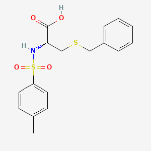 molecular formula C17H19NO4S2 B14861780 Tos-Cys(BZL)-OH 