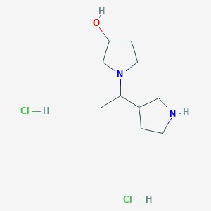 1-[1-(3-Pyrrolidinyl)ethyl]-3-pyrrolidinol dihydrochloride