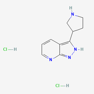 3-(3-Pyrrolidinyl)-1H-pyrazolo[3,4-b]pyridine dihydrochloride