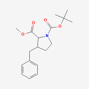 1-(tert-Butyl) 2-methyl 3-benzyl-1,2-pyrrolidinedicarboxylate