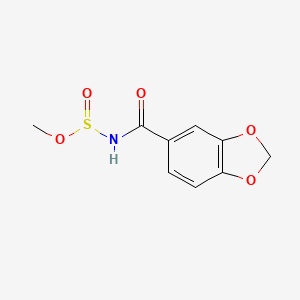 Methyl 1,3-benzodioxol-5-ylcarbonylamidosulfite