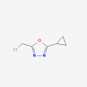 2-(Chloromethyl)-5-cyclopropyl-1,3,4-oxadiazole