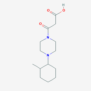 3-[4-(2-Methylcyclohexyl)-1-piperazinyl]-3-oxopropanoic acid