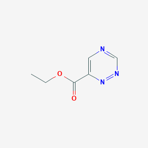 molecular formula C6H7N3O2 B14862073 Ethyl 1,2,4-triazine-6-carboxylate CAS No. 1260671-58-6