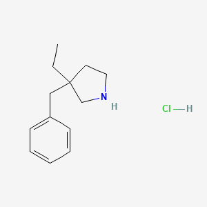 3-Benzyl-3-ethylpyrrolidine hydrochloride