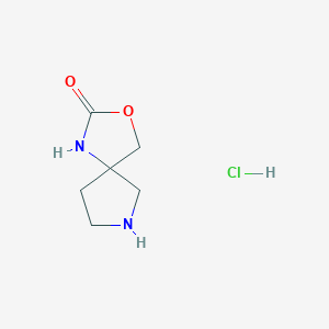 3-Oxa-1,7-diazaspiro[4.4]nonan-2-one hydrochloride