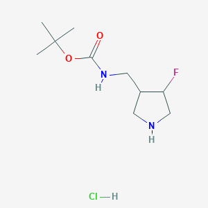 tert-Butyl (4-fluoro-3-pyrrolidinyl)methylcarbamate hydrochloride