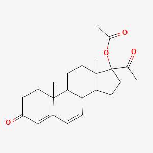 molecular formula C23H30O4 B14862214 3,20-Dioxopregna-4,6-dien-17-yl acetate 