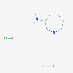 molecular formula C8H20Cl2N2 B1486225 N,1-Dimethyl-3-azepanamine dihydrochloride CAS No. 2203015-70-5