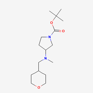 tert-Butyl 3-[methyl(tetrahydro-2H-pyran-4-ylmethyl)amino]-1-pyrrolidinecarboxylate