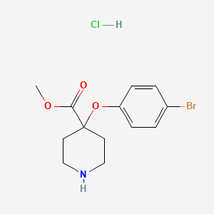 Methyl 4-(4-bromophenoxy)-4-piperidinecarboxylate hydrochloride