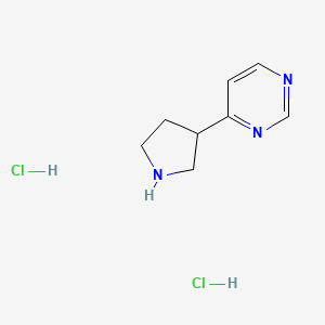 4-(3-Pyrrolidinyl)pyrimidine dihydrochloride