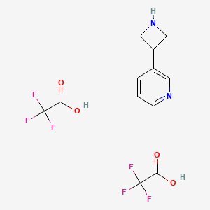 3-(3-Azetidinyl)pyridine trifluoroacetate (1:2)