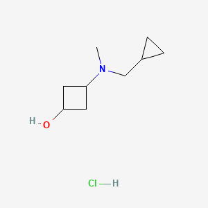 3-[(Cyclopropylmethyl)(methyl)amino]cyclobutanol hydrochloride