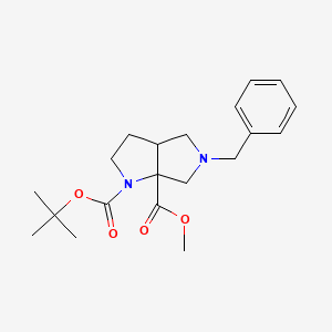 1-(tert-Butyl) 6a-methyl 5-benzylhexahydropyrrolo[3,4-b]pyrrole-1,6a-dicarboxylate