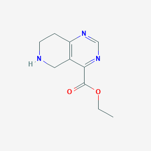 molecular formula C10H13N3O2 B14862423 Ethyl 5,6,7,8-tetrahydropyrido[4,3-D]pyrimidine-4-carboxylate 