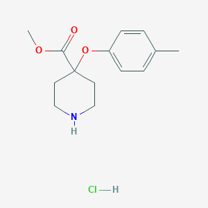 Methyl 4-(4-methylphenoxy)-4-piperidinecarboxylate hydrochloride