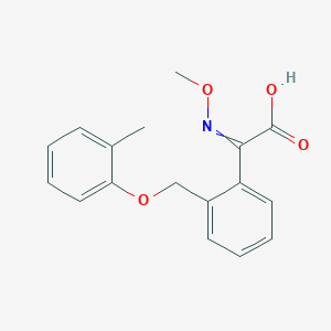 molecular formula C17H17NO4 B14862458 Kresoxim-methyl metabolote BF490-1 CAS No. 137169-29-0