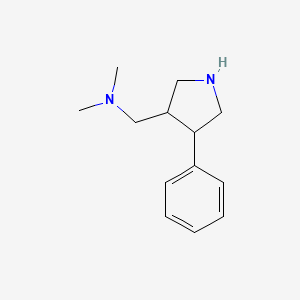 N,N-Dimethyl(4-phenyl-3-pyrrolidinyl)methanamine