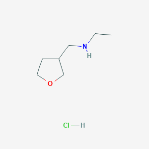 N-(Tetrahydro-3-furanylmethyl)-1-ethanamine hydrochloride