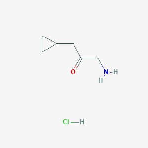 molecular formula C6H12ClNO B1486270 1-Amino-3-cyclopropylacetone hydrochloride CAS No. 2204587-72-2