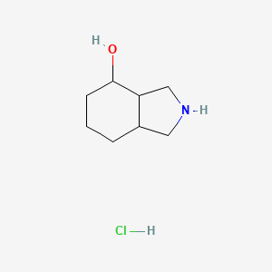 molecular formula C8H16ClNO B1486278 Octahydro-1H-isoindol-4-ol hydrochloride CAS No. 2205384-85-4