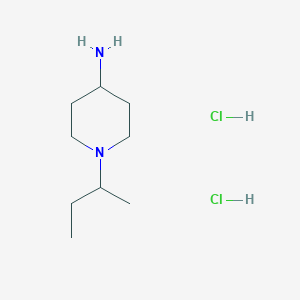 molecular formula C9H22Cl2N2 B1486302 1-(sec-Butyl)-4-piperidinamine dihydrochloride CAS No. 2204958-90-5