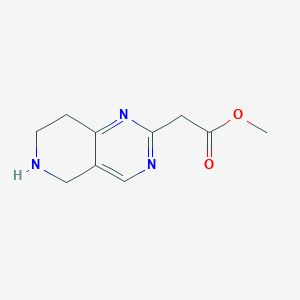 molecular formula C10H13N3O2 B14863033 Methyl 5,6,7,8-tetrahydropyrido[4,3-D]pyrimidin-2-ylacetate CAS No. 944901-56-8