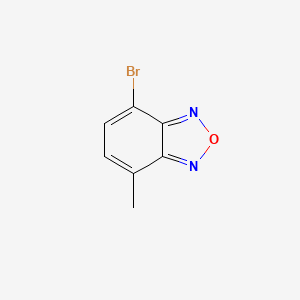 molecular formula C7H5BrN2O B1486312 4-Bromo-7-methyl-2,1,3-benzoxadiazole CAS No. 1543042-61-0
