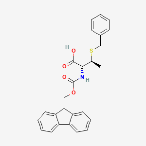 molecular formula C26H25NO4S B14863187 Fmoc-allo-(S)-benzyl-beta-methyl-L-Cys 