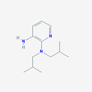 molecular formula C13H23N3 B1486322 N2,N2-bis(2-methylpropyl)pyridine-2,3-diamine CAS No. 1082177-11-4