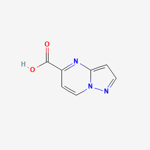 molecular formula C7H5N3O2 B1486332 Pyrazolo[1,5-a]pyrimidine-5-carboxylic acid CAS No. 1086375-50-9