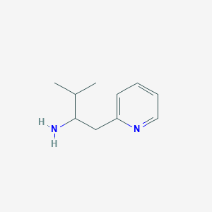molecular formula C10H16N2 B1486334 3-Methyl-1-(pyridin-2-yl)butan-2-amine CAS No. 1039928-46-5
