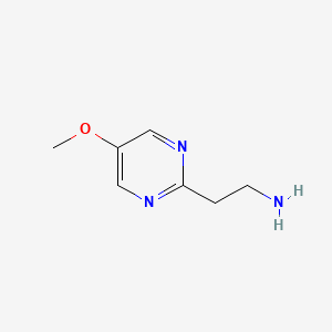 molecular formula C7H11N3O B14863342 2-(5-Methoxypyrimidin-2-YL)ethan-1-amine 