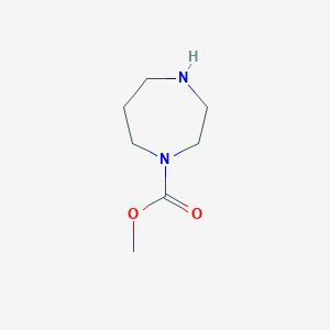 molecular formula C7H14N2O2 B1486336 Methyl 1,4-diazepane-1-carboxylate CAS No. 271243-23-3