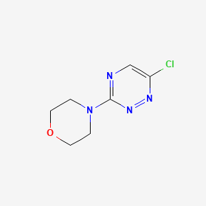 molecular formula C7H9ClN4O B14863365 6-Chloro-3-morpholin-4-YL-1,2,4-triazine 