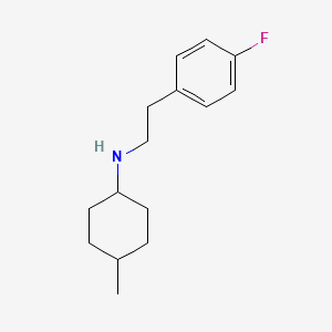 molecular formula C15H22FN B1486340 N-[2-(4-fluorophenyl)ethyl]-4-methylcyclohexan-1-amine CAS No. 1021123-32-9