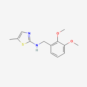 molecular formula C13H16N2O2S B1486363 N-(2,3-二甲氧基苄基)-5-甲基-1,3-噻唑-2-胺 CAS No. 1144458-62-7