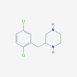 molecular formula C11H14Cl2N2 B14863647 2-(2,5-Dichloro-benzyl)-piperazine 