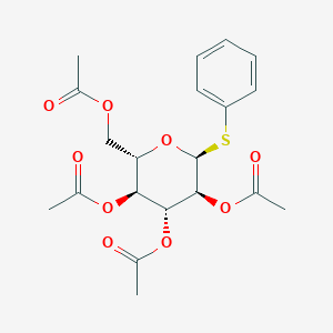 molecular formula C20H24O9S B1486367 Phenyl 2,3,4,6-tetra-O-acetyl-a-L-thioglucopyranoside CAS No. 943226-48-0