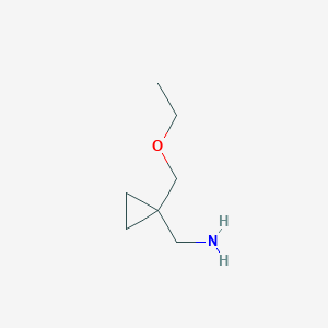 molecular formula C7H15NO B1486370 (1-(Ethoxymethyl)cyclopropyl)methanamine CAS No. 1134331-34-2